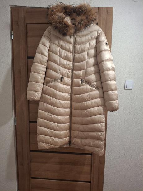 Zimná bunda s pravou kožušinkou, l