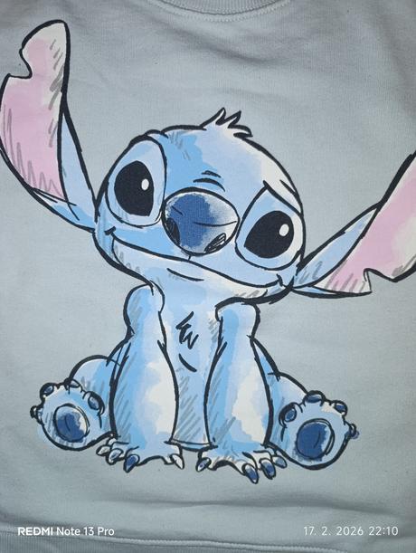 Mikina stitch, zara,140