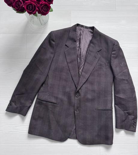 Valentino - kárované vlnené sako, 52