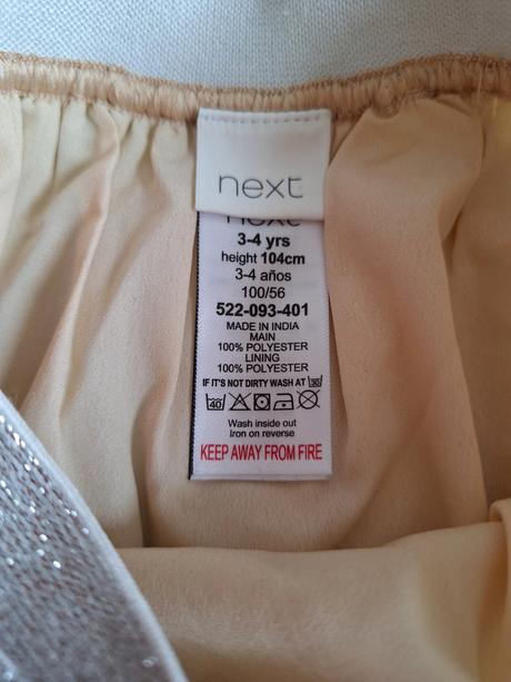 Rainbow sukňa - pastelovo farebná zn. next 3-6 r., next,104