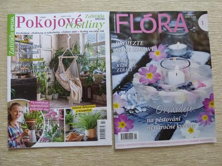 Časopis pokojové rastliny, flóra,