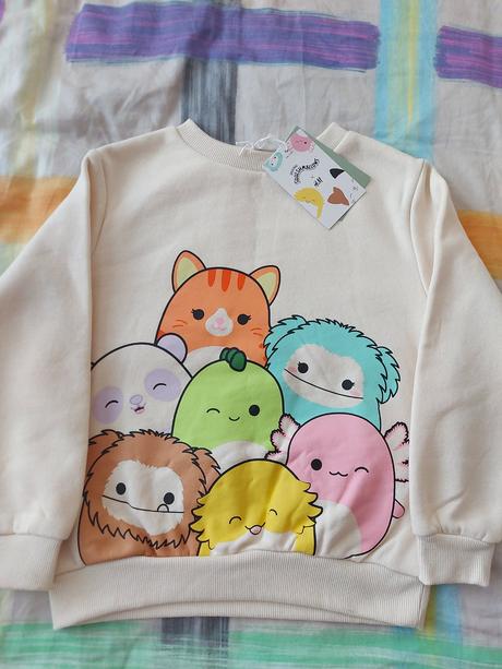 Dievčenská mikina 110/116 squishmallows z h&m, h&m,110