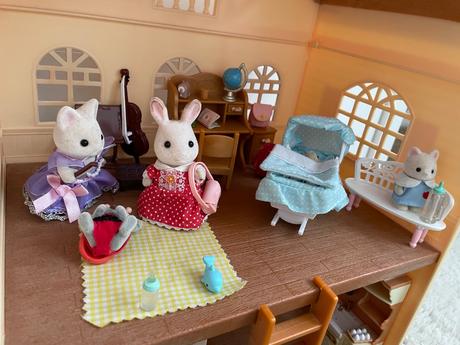 Sylvanian families dom, zvieratká aj príslušenstvo,