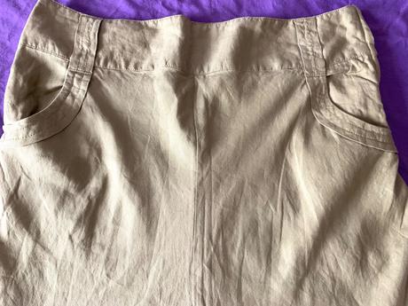 Ľanová sukňa vel. 46, h&m,46