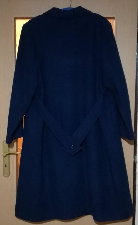 Kabát modry xxxl/54, xxxl