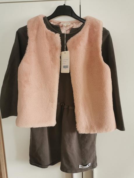 Šaty tmavošede, little star,128