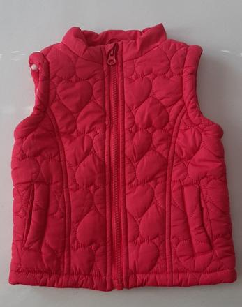 Dievčenská zateplená vesta, young dimension,86