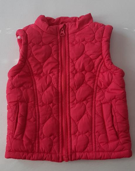 Dievčenská zateplená vesta, young dimension,86