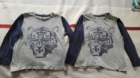 Tričko s dlhým rukávom dvojicky, lupilu,98