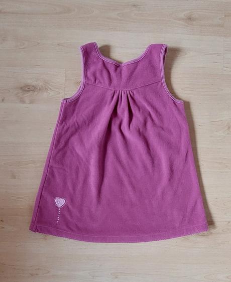 Teplé dekovinové šaty 86-92, 86