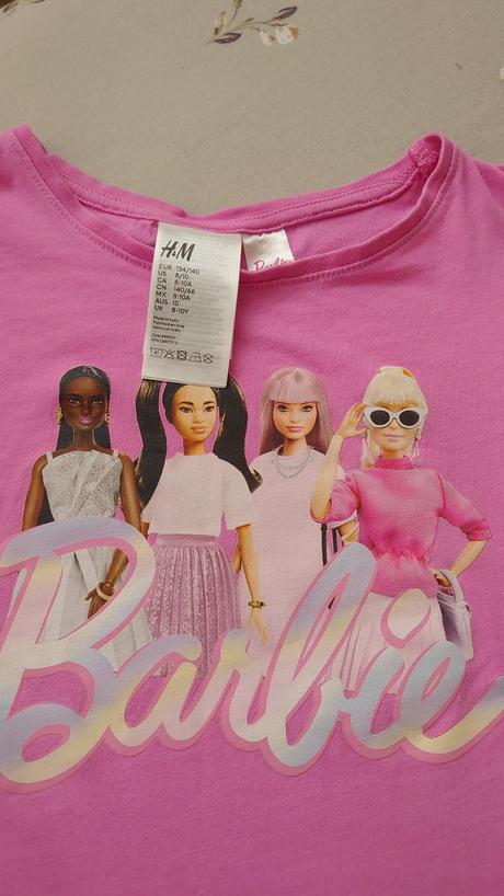 Barbie nočná košeľa, h&m,134