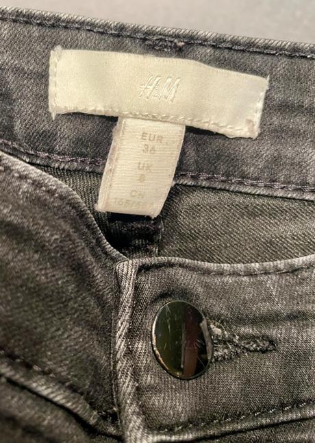 Čierne rifle, h&m,s