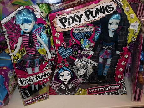 Babika v štýle pixy  punks, 