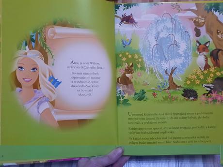 Barbie ružová a zelená kniha rozprávok, 