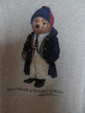 Ralph lauren bear ikonicke damske tricko s/m, ralph lauren,s