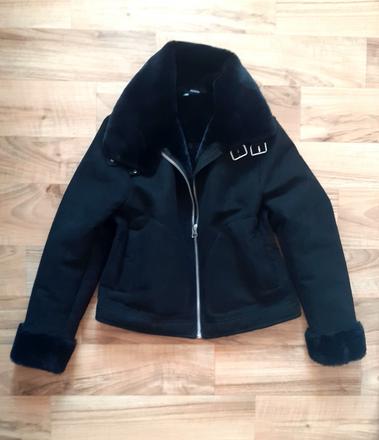 Tepla bundicka s kozusinkou z h&m, vel. 42, h&m,42