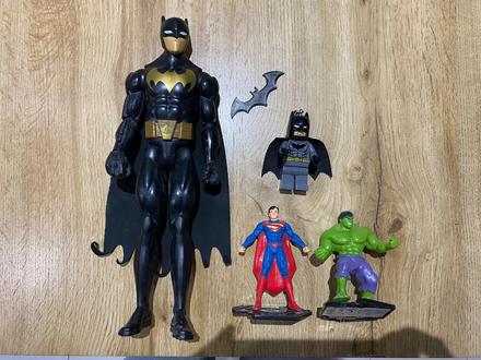 Batman, spiderman, hulk, 