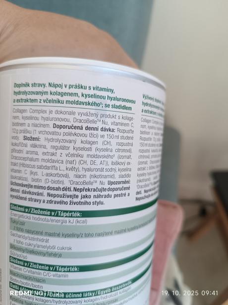 Kolagén nahrin z justu, 