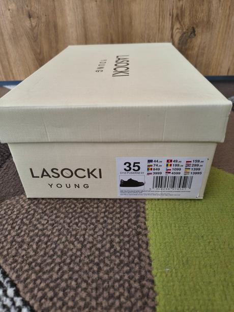 Kožené topánky c.35 lasocki, lasocki,35