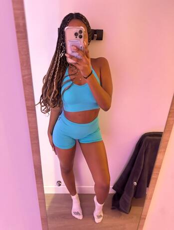 Gym set - podprsenka a push up krátke legíny, s