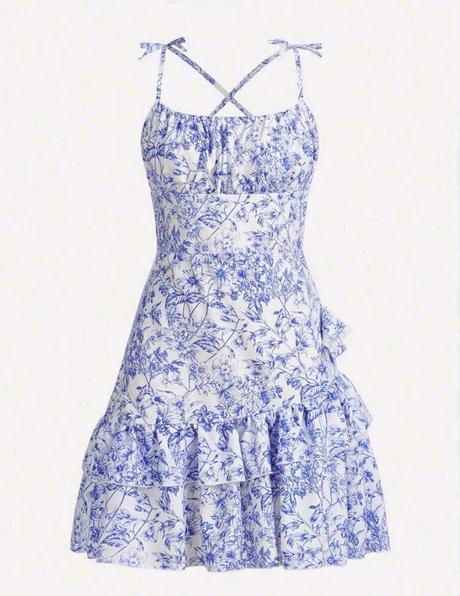 Nenosené kvetované šaty, xs