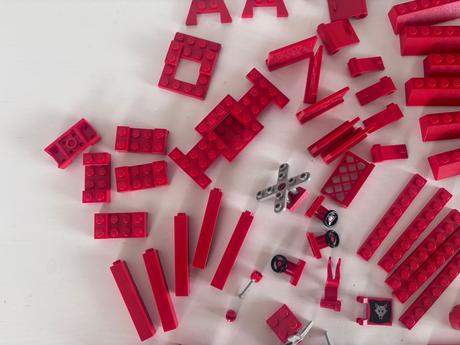Lego červené, 