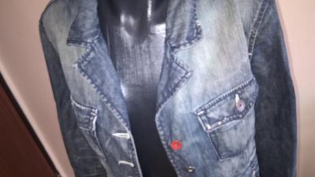 Riflová bunda, denim,38