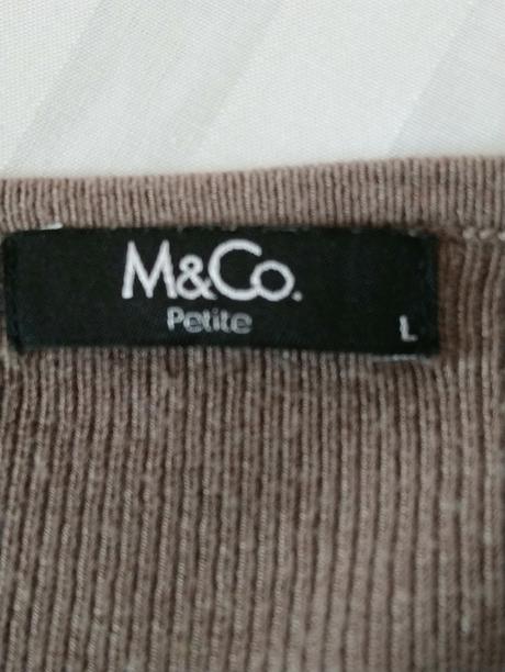 Dámske sivo hnedé bolerko, m&co, m&co,l