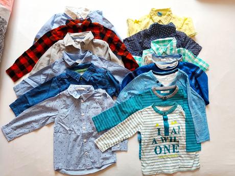 Veľký balík chlap.oblecenia 74-104, 86–98