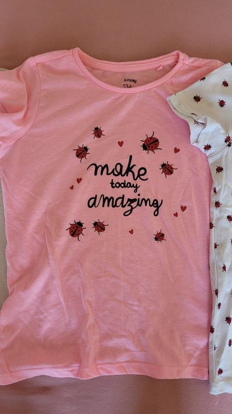 Trička 4 kusy-veľ.134-super stav, 134