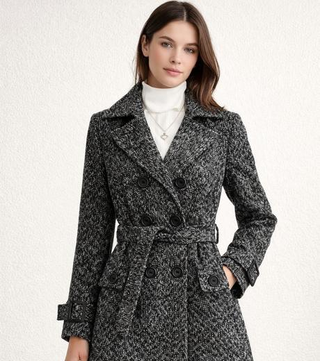 Elegantný dámsky kabát, l