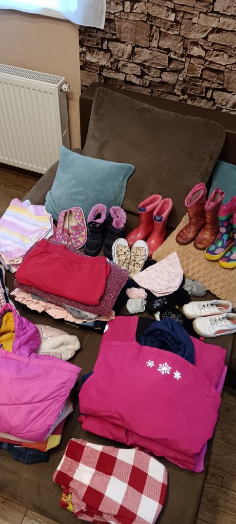 Veľký balík vecí pre dievčatko, 104–116