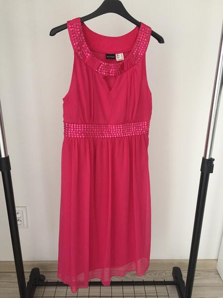 Cyklámenové šaty, bonprix,36