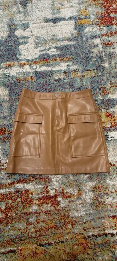 Koženková sukňa, amisu,36