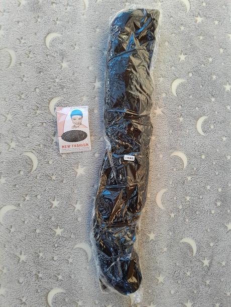 Čierna parochňa 60 cm, 