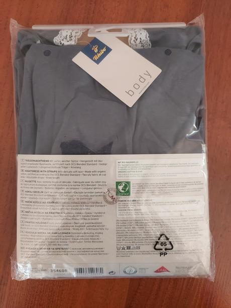 Nočná košeľa na ramienka, tchibo,s