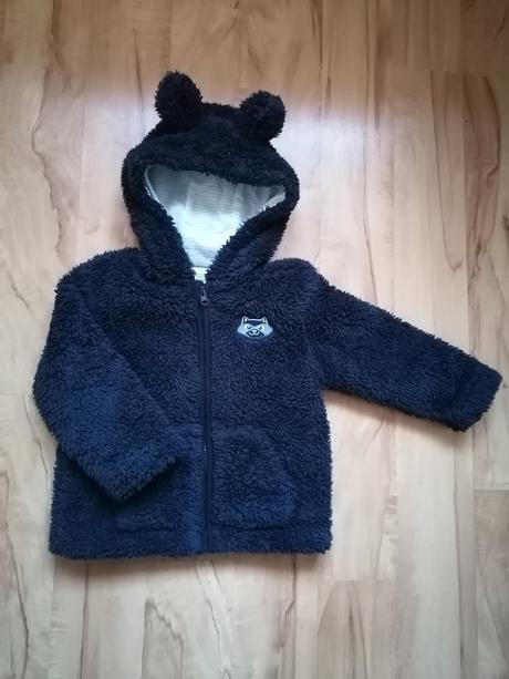 Prechodná huňatá bundička s uškami - 74, dopodopo,74