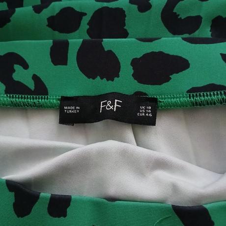 Zelená plisovaná leo midi sukňa, f&f,46