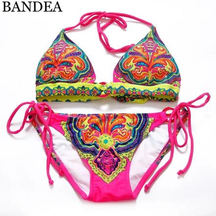 Bikiny kvetinové, l / m / s