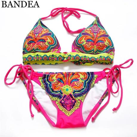 Bikiny kvetinové, l / m / s