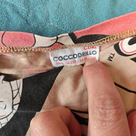 Bavlnené šaty s dlhým rukavom s motívom disney, coccodrillo,158