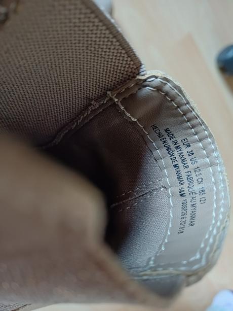 Prechodne kotnikove topanočky, h&m,30