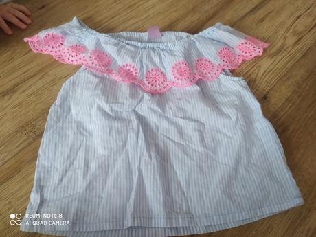 Blúzka s volanom na ramenách, dopodopo,104