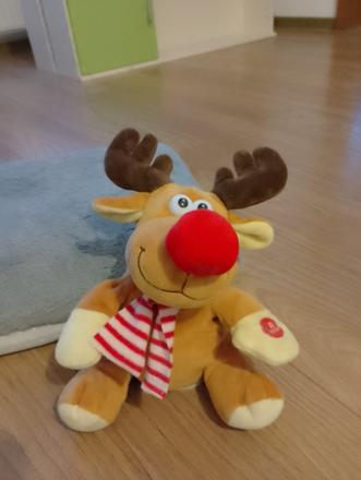 Plyšová hračka rozpravajuca,