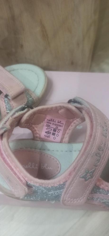 Ružové sandále, nelli blu,28