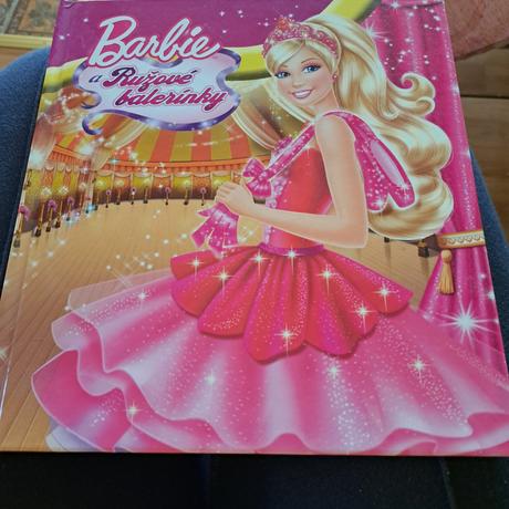 Kniha barbie a ružové balerínky,