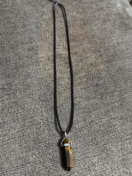 Hexagonka, náhrdelník tigrie oko,