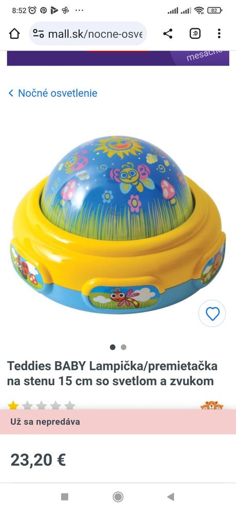 Detsky prjektor/svetlo 2x,