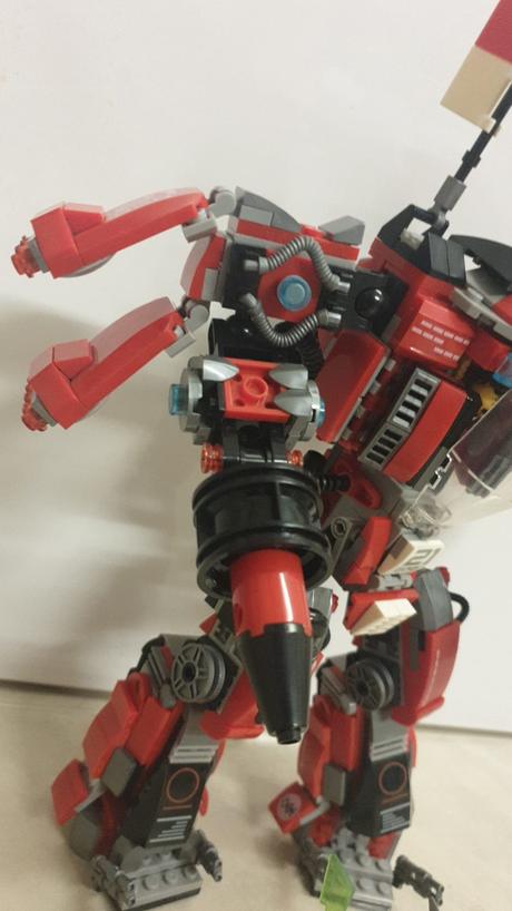 Skladačka úplná kópia lego ninjako 70615 - robot,