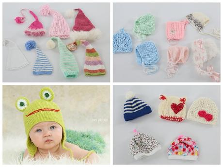 Čiapky na novorodenecké fotenie, 56